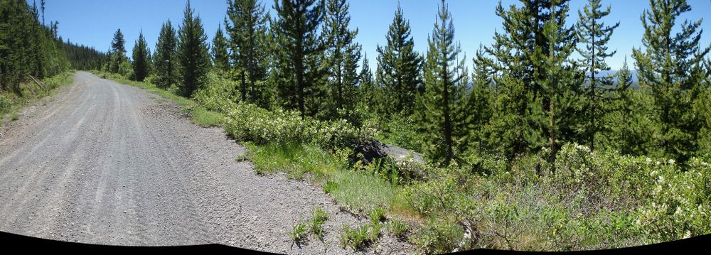 GDMBR: Climbing Chick Mountain.